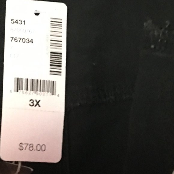 Ladies Black Denim Jacket 3X NEW WITH TAG - Picture 2 of 6